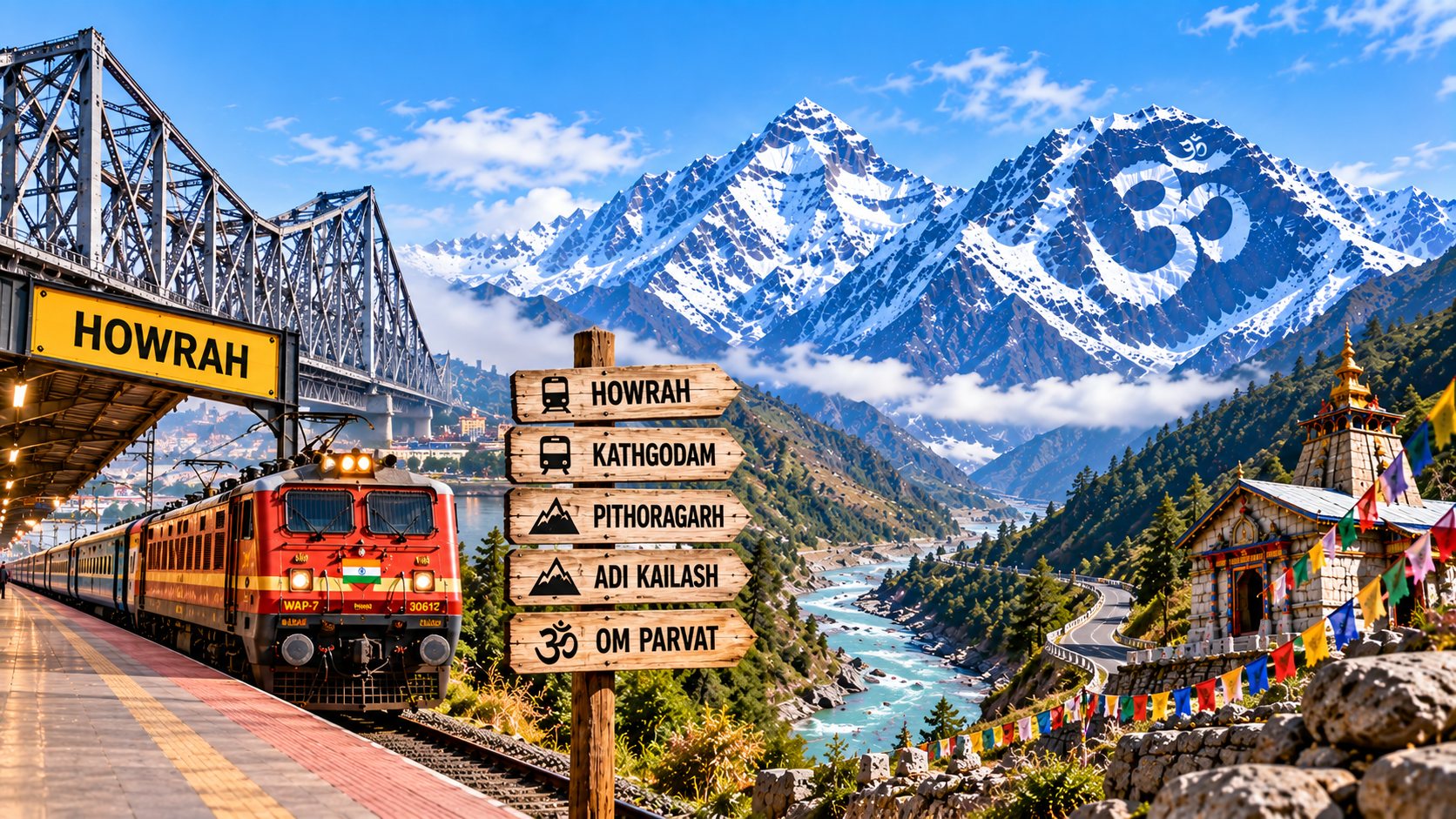 Howrah to Adi Kailash Om Parvat Travel Guide: Complete Pilgrimage Journey